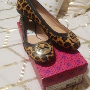 Leopard Print Tory Burch Flats